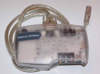 Matrox Rtmac Video Editing Unit w Cable