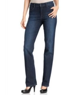 Not Your Daughters Jeans Straight Leg Jeans, Marilyn BluBlack Wash