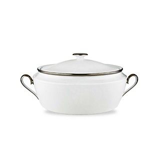 Lenox Solitaire White Covered Vegetable Bowl, 10 3/4 x 6 1/4
