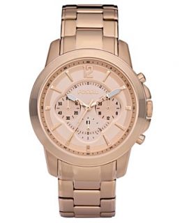 Fossil Watch, Womens Chronograph Grant Rose Gold Tone Stainless Steel