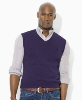 Polo Ralph Lauren Sweater Vest, Core Solid Sweater Vest   Mens   