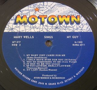 Mary Wells Sings My Guy Original Mono LP Motown Classic