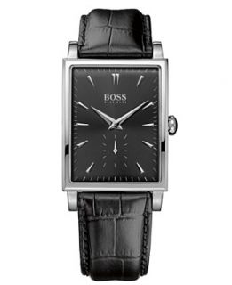 Hugo Boss Watch, Mens Black Leather Strap 31mm HB1012 1512784