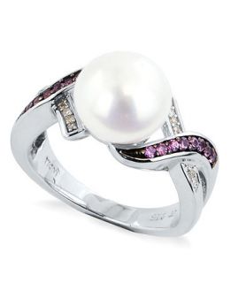Fresh by Honora Sterling Silver Ring, Cultured Freshwater Pearl, Pink