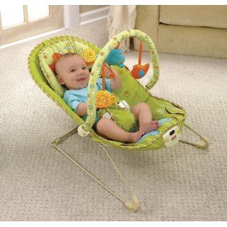 Time Baby Bouncer Green Meadows w Music Toy New Miami Pick