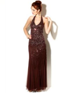 Speechless Juniors Dress, Strapless Sequin Rosette Pleated Gown