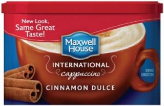 Two Maxwell House International Coffee Cinnamon Dulce Cappuccino 2 x 9