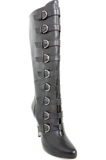 MAXSTUDIO Mali Heel Boots ColorBlack Size (Womens)  7 Retail $325