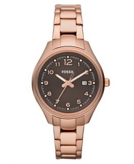 Fossil Watch, Womens Rose Gold tone Stainless Steel Bracelet 32mm