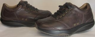 MBT Physiological footwear Mens Sz 8 5 M Tembea Leather Shoes Dark