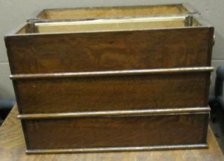 Vintage McCaskill Treadle Sewing Machine Cabinet Nice Oak Drawers