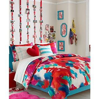 Teen Vogue Poppy Art Comforter Set   Bed in a Bag   Bed & Bath   