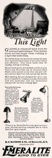 1927 Ad Emeralite Mcfaddin Eyes Light Floor Lamp Bed Home Improvement