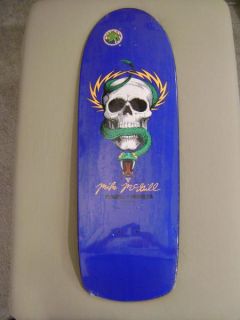 Powell Peralta Mike McGill Skull and Snake Skateboard Deck Blue