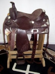 15 5 McKinney Show Trail Western Saddle Horse Tack Loaded with Silver