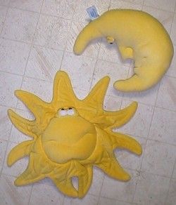 Jennifer Mazur Yellow Moon Sun Plush Set Funny Friends