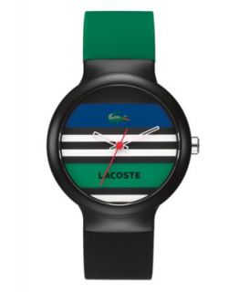 Lacoste Watch, Goa Gray Silicone Strap 2010568   All Watches   Jewelry