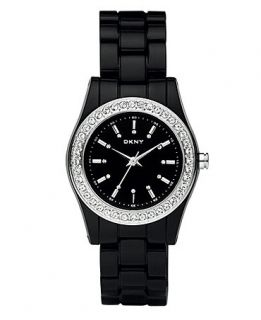 DKNY Watch, Womens Black Plastic Bracelet NY8146   All Watches