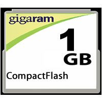 1GB CF CompactFlash Type I Memory Card Cay