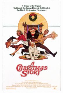 Christmas Story Movie Poster B 27x40 Zack Zach Ward Leslie Les