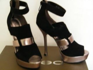 BEBE Shoes Platforms Heels Pumps Melissa Black 181661