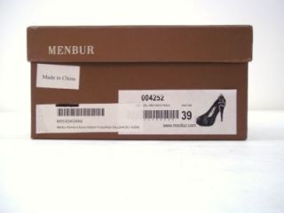 Menbur Womens Elena Platform Pump Pearl Grey Size 9 M