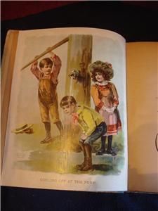Antique McLoughlin Brothers Stories for Christmas Time Hardcover Book