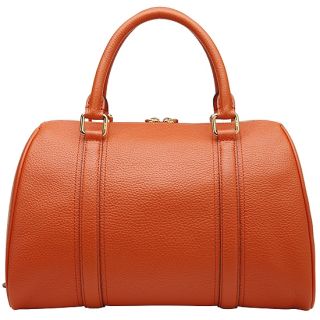 Brand New Authentic MCM First Lady Boston Tote Bag Orange