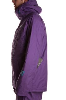DC Mens Servo Snowboard Jacket Size L Royal Purple
