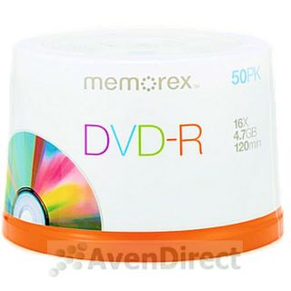 200 New Memorex 16x Silver Logo Blank DVD R DVD Media Fast USPS