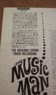 The Music Man Original Soundtrack Record 1962