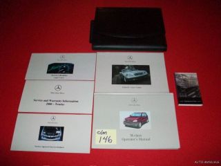 1997 Mercedes Benz E 300 320 420 Diesel Owners Manual