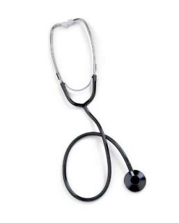 Medline Black Physicians Single Head Stethoscope