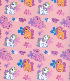 My Little Pony Girl Pink Vinyl Shower Curtain New