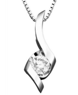 Sirena Pendant, 14k Gold Diamond (1/3 ct. t.w.)   Necklaces   Jewelry