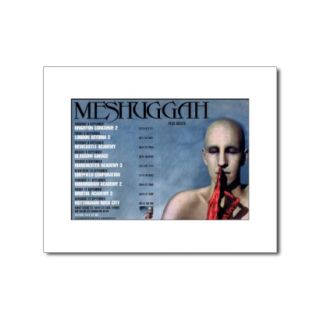 Meshuggah Mean Fiddler 2004 Matted Mini Poster