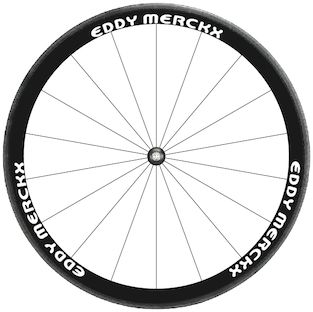 Bike Rim Decal Sticker Kit for Complete Wheelset