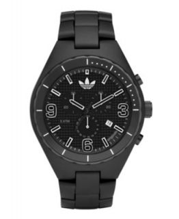 adidas Watch, Mens Chronograph Cambridge Black Nylon Plastic Bracelet