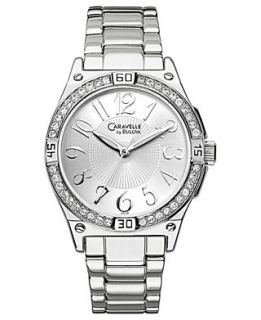 Caravelle by Bulova Watch, Womens 50th Anniversary Silver Tone
