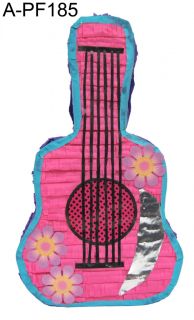Mexican Pinata Pink Guitar Party Supplies Decorations Enlarged Preview