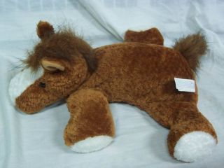 Mary Meyer Flip Flops Brown White Horse 12 Plush Stuffed Animal Toy