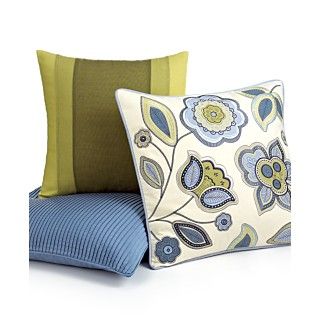 Martha Stewart Collection Pillows, Pleated Solid 20 Square Decorative