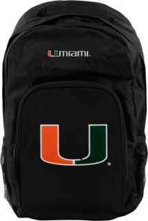 Miami Hurricanes Black Youth Southpaw Backpack
