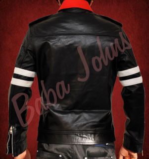 Alex Mercer Prototype PS3 Action Game Mens Leather Jacket with