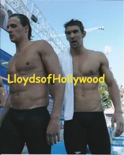 Michael Phelps Ryan Lochte Beefcake Hunks Olympic Gold Medal Winners