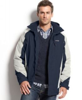 Calvin Klein Jacket, Active Jacket with Fleece Bib   Mens Coats