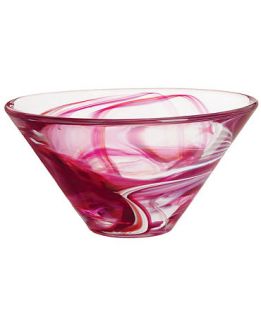 Kosta Boda Glass Bowl, Tempera Pink Large   Bowls & Vases   for the