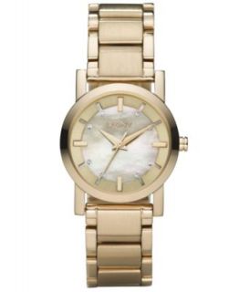 DKNY Watch, Womens Gold Ion Plated Stainless Steel Bracelet 36mm