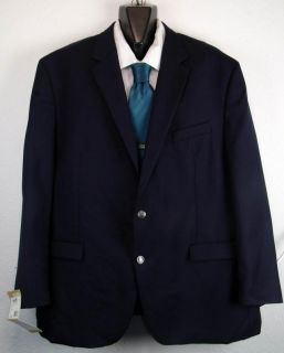 Michael Kors Mens Navy Blue Dress Suit Jacket Two Button 100% Wool NWT