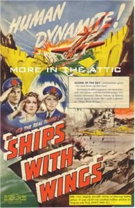British Royal Navy Michael Rennie Orig Ships with Wings